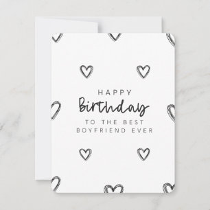 Carte d'anniversaire d'amour pour lui petit ami