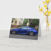 Carte d'anniversaire d'amoureux des oiseaux de Blu (Fleur jaune)