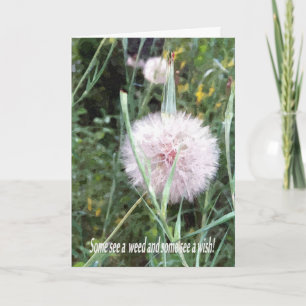 CARTE D'ANNIVERSAIRE : Dandelion Wish_ Card
