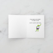 Carte d'anniversaire d'année bissextile (Intérieur)