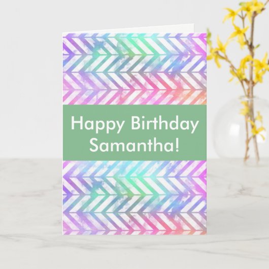 Carte d'anniversaire d'argent (Fleur jaune)