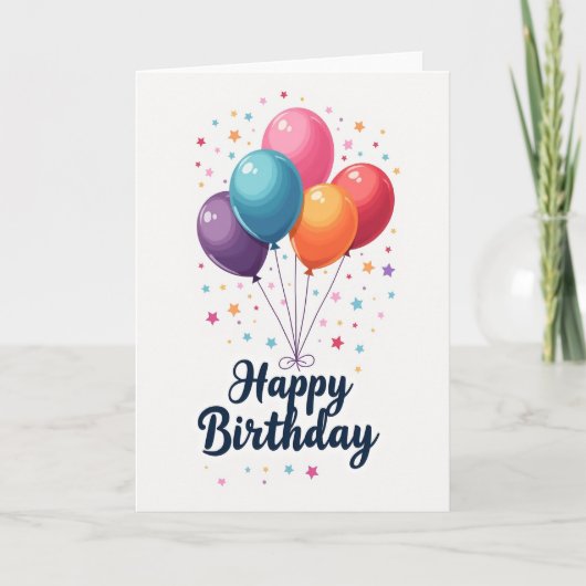 Carte d'anniversaire d'art de célébration (Devant)