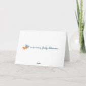 Carte d'anniversaire d'art, Ginger Cat (Dos)