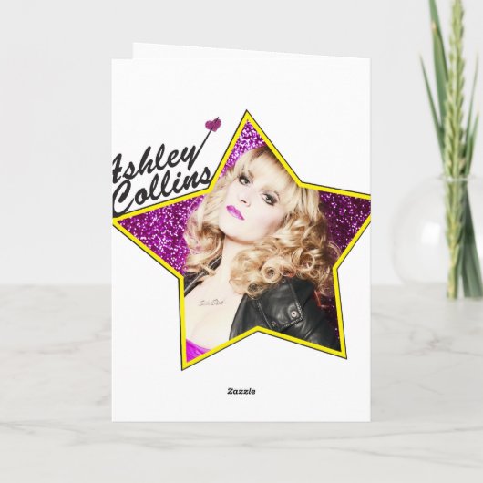 Carte d'anniversaire d'Ashley Collins SuperDiva (Dos)