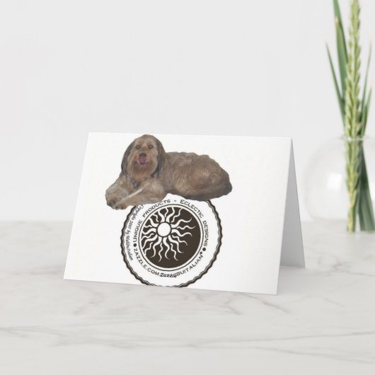 Carte d'anniversaire d'autruche (Dos)