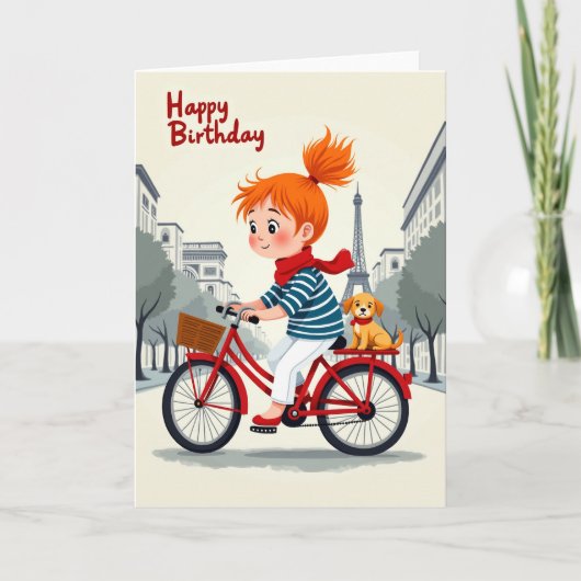 Carte d'anniversaire d'aventure urbaine (Devant)