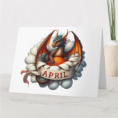 Carte d'anniversaire d'avril (Devant)