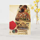 Carte d'anniversaire de 50 ans (Fleur jaune)