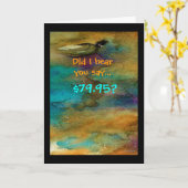 Carte d'anniversaire de 80 ans (Fleur jaune)