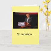 Carte d'anniversaire de "aucune connivence" du (Fleur jaune)