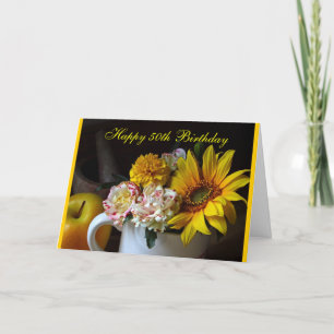 Carte d'anniversaire de baby boomer cinquantième