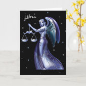 Carte d'anniversaire de Balance (Fleur jaune)