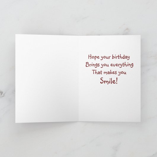 Carte d'anniversaire de base-ball (Intérieur)