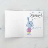 Carte d'anniversaire de bavures (Intérieur)