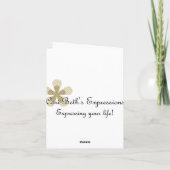 Carte d'anniversaire de BBQ (Dos)