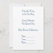 Carte d'anniversaire de bébé éléphant mignon 🐘 (Dos)