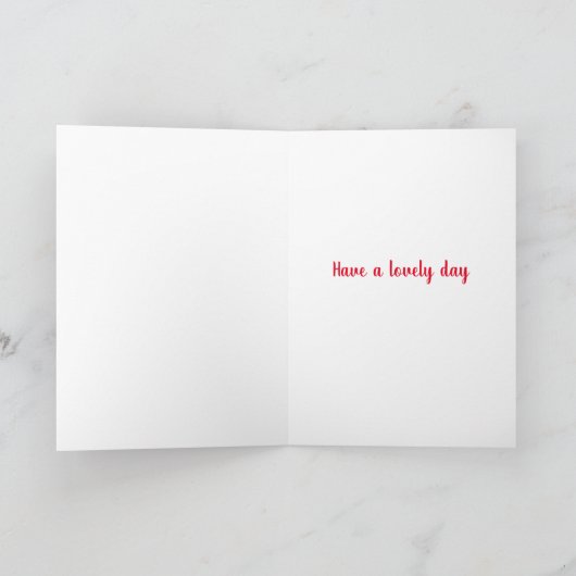 Carte d'anniversaire de bébé lapin sauvage (Intérieur)