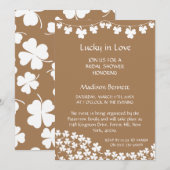 Carte d'anniversaire de bébé pour la Saint-Patrick (Devant / Derrière)