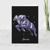 Carte d'anniversaire de Bélier (Devant)