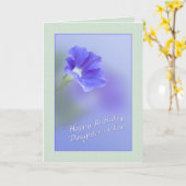 Carte d'anniversaire de belle-fille avec Petunia (Fleur jaune)