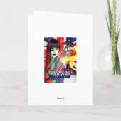 Carte d'anniversaire de belle-soeur avec jolie pet (Dos)