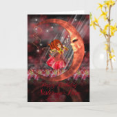 Carte d'anniversaire de belle-soeur avec jolie pet (Fleur jaune)