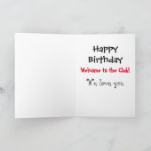 carte d'anniversaire de belle-soeur. cinquantième (Intérieur)