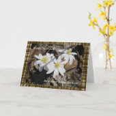 Carte d'anniversaire de belle-soeur de Bloodroot (Fleur jaune)