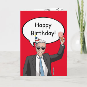 Carte d'anniversaire de BIDEN