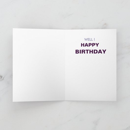 CARTE D'ANNIVERSAIRE DE BILLY CHAT (Intérieur)