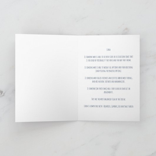 Carte d'anniversaire de Blue Space Libra (Intérieur)