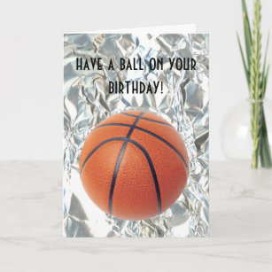 Invitations Faire Part Cartes Anniversaire Basket Ball Zazzle Be