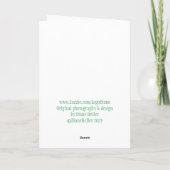 Carte d'anniversaire de bourdon HapBEE (Dos)