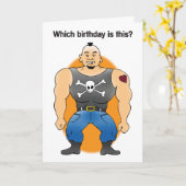 Carte d'anniversaire de Bubba (Fleur jaune)