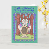 Carte d'anniversaire de BÛCHERON (Fleur jaune)