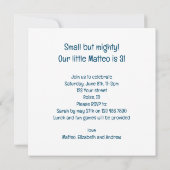 Carte d'anniversaire de bulldog française (Dos)