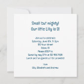 Carte d'anniversaire de bulldog française (Dos)