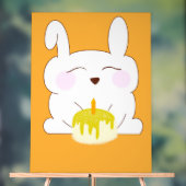 Carte d'Anniversaire de Bunny mignonne (Neutre)