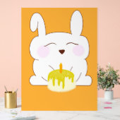 Carte d'Anniversaire de Bunny mignonne (Mariage)