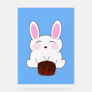 Carte d'Anniversaire de Bunny mignonne