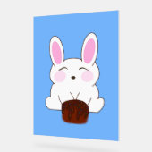 Carte d'Anniversaire de Bunny mignonne (Angle)