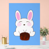 Carte d'Anniversaire de Bunny mignonne (Mariage)