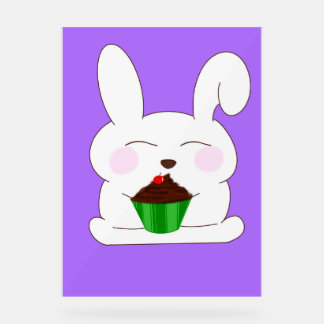 Carte d'Anniversaire de Bunny mignonne