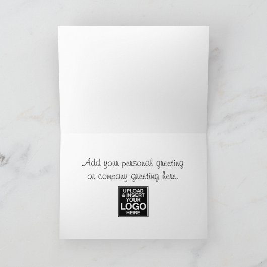 Carte d'anniversaire de bureau avec bougies (Intérieur)