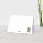 Carte d'anniversaire de caniche (Verso)