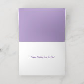 Carte d'anniversaire de caniche (Couchage intérieur)