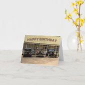 Carte d'anniversaire de canon à chaud (Fleur jaune)