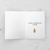 Carte d'anniversaire de capybara mignon (Intérieur)