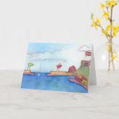 Carte d'anniversaire de Carthagène (Fleur jaune)