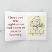 Carte d'anniversaire de cauchemar de Humpty (Intérieur)